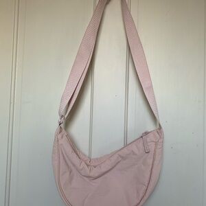Uniqlo baby pink shoulder bag